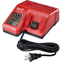 Milwaukee M12 & M18 Replacement Multi-Voltage Battery Charger - Charges Compact Batteries In 30 Minutes And Extended…