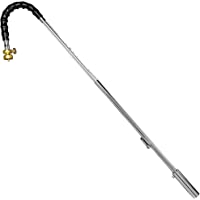Flame King YSNPQ810CGA Propane Torch Weed Burner with Integrated Lighter, Silver