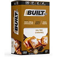 Built Bar 18 Pack Protein and Energy Bars - 100% Real Chocolate - High In Whey Protein And Fiber - Gluten Free, Natural…