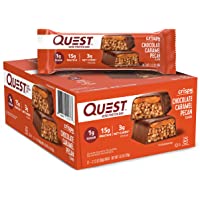 Quest Nutrition Chocolate Caramel Pecan Hero Bar, 12 Count