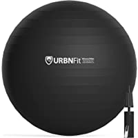 URBNFit Exercise Ball - Yoga Ball for Workout Pregnancy Stability - AntiBurst Swiss Balance Ball w/ Pump - Fitness Ball…