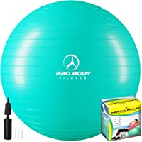ProBody Pilates Ball Exercise Ball Yoga Ball, Multiple Sizes Stability Ball Chair, Large Gym Grade Birthing Ball for…