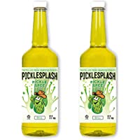 PickleSplash - Pickle Juice, Sports Hydration for Muscle Cramps, Cocktail Mixer, 32 oz Per Bottle (2 Pack)