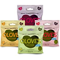 OLOVES Natural Whole Pitted Olives | 12 Pack Variety | Basil & Garlic, Chili & Oregano, Lemon & Rosemary, Chili & Garlic…