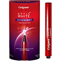 Colgate Optic White Overnight Teeth Whitening Pen, Teeth Stain Remover to Whiten Teeth, 35 Nightly Treatments, 0.08 Fl…