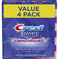 Toothpaste 3D Glamorous White, Mint, (Packaging May Vary) 3.8 Oz, Pack of