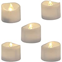 Homemory Realistic and Bright Flickering Bulb Battery Operated Flameless LED Tea Light for Seasonal and Festival…