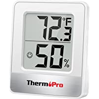ThermoPro TP49 Digital Hygrometer Indoor Thermometer Humidity Meter Room Thermometer with Temperature and Humidity…