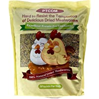 Hatortempt 5 lbs Non-GMO Dried Mealworms-High-Protein Mealworms for Wild Bird,Chicken, Ducks,Fish,Reptile, Tortoise…