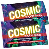 Magical Cosmic Flames Fire Color Changing Packets for Fire Pit - (12 Pack) - Campfire, Bonfire, Outdoor Fireplace…