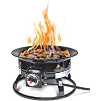 Outland Living Firebowl 893 Deluxe Outdoor Portable Propane Gas Fire Pit with Cover & Carry Kit, 19-Inch Diameter 58,000…