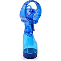 O2COOL Deluxe Handheld Battery Powered Water Misting Fan (Dark Blue)