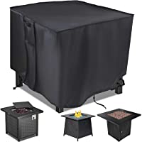 Saking Fire Pit Cover,28 inch Firepit Covers Square Gas Fireplace Fire Pit Table Cover for Propane Fire Pit- 28 X 28 X…