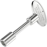 onlyfire Universal Gas Valve Key for Gas Fire Pits and Fireplaces, 3" Chrome Replacement Gas Key Fits 1/4" and 5/16…