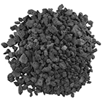 Medium Lava Rocks 10 Pounds by American Fire Glass- Volcanic Fire Pit Lava Rocks for Indoor Log Fireplace, BBQ, Grill…