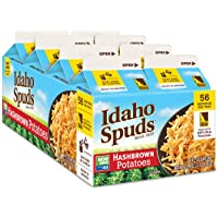 Idaho Spuds Premium Hashbrown Potatoes 4.2 oz, 8 Pack, Made from 100 Potatoes No Artificial Colors or Flavors NonGMO…