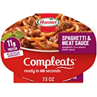 HORMEL COMPLEATS Spaghetti & Meat Sauce Microwave Tray, 7.5 oz. (7 Pack)