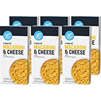 Amazon Brand - Happy Belly Original Macaroni & Cheese, 7.25 oz (Pack of 6)