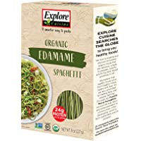 Explore Cuisine Organic Edamame Spaghetti - 8 oz - High in Plant Based Protein, Gluten Free Pasta, Easy to Make - USDA…