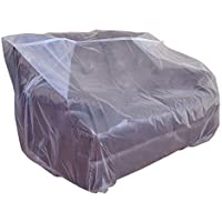 CRESNEL Furniture Cover Plastic Bag for Moving Protection and Long Term Storage (Loveseat 2 Packs)