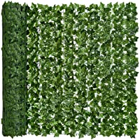 DearHouse Artificial Ivy Privacy Fence Screen, 98.4x69in Artificial Hedges Fence and Faux Ivy Vine Leaf Decoration for…