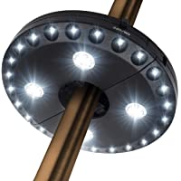 OYOCO Patio Umbrella Light 3 Brightness Modes Cordless 28 LED Lights at 200 lumens-4 x AA Battery Operated,Umbrella Pole…