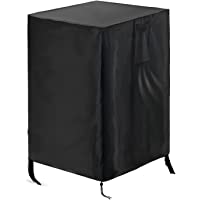 Saking Fire Pit Cover,21 Inch Square Waterproof Firepit Cover Fireplace Fire Pit Table Covers for Fire Pit Column - 21 x…