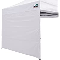 Eurmax USA Instant SunWall for 5x5 Pop up Canopy, Outdoor Instant Canopies, Removable Zipper End, 1 Pack Sidewall Only…