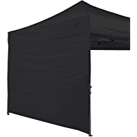 ABCCANOPY Instant Canopy SunWall 8x8 FT, 1 Pack Sidewall Only, Black
