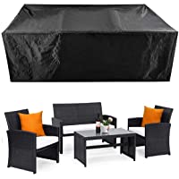 CKCLUU Patio Furniture Set Cover Outdoor Sectional Sofa Set Covers Outdoor Table and Chair Set Covers Water Resistant 78…
