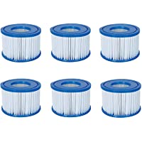 Volca Spares Hot Tub Filter Cartridge Size VI for Bestway, Lay-Z-Spa, Coleman SaluSpa 90352E 58323, 6 Pack