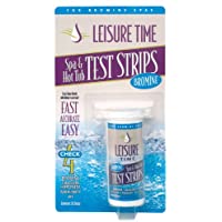 Leisure Time 45005A Spa & Hot Tub Test Strips 4-Way Bromine Testers, 50 ct