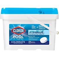 CLOROX Pool&Spa XtraBlue 3-Inch Long Lasting Chlorinating Tablets, 5-Pound Chlorine