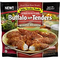 John Soules Foods Buffalo Style Tenders, Lightly Breaded, 24 oz (Frozen)