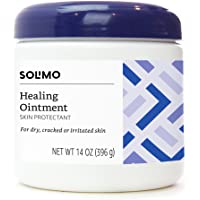 Amazon Brand - Solimo Healing Ointment Skin Protectant, Fragrance Free, 14 Ounce