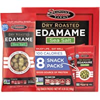 Seapoint Farms Dry Roasted Edamame, Sea Salt, Healthy Snacks, 100 Calorie Pack (12 Boxes)