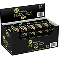 Wonderful Pistachios & Almonds Roasted and Salted Pistachios,1.5 Ounce, Pack of 24.
