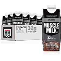 Muscle Milk Pro Series Protein Shake, Knockout Chocolate, 32g Protein, 11 Fl Oz (Pack of 12)