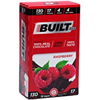 Built Bar 18 Pack Protein and Energy Bars - 100% Real Chocolate - High In Whey Protein And Fiber - Gluten Free, Natural…