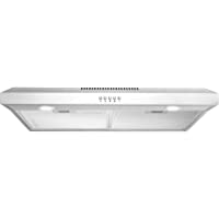 Cosmo 5U30 30 in. Under Cabinet Range Hood with Ducted / Ductless Convertible Slim Kitchen Over Stove Vent, 3 Speed…