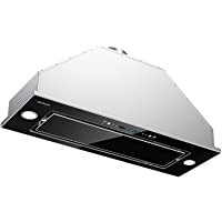 IKTCH 30'' Built-in/Insert Range Hood, 900 CFM tempered glass with Gesture Sensing & Touch Control, Ducted/Ductless…