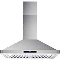Cosmo 63175S 30 in. Wall Mount Range Hood with Ductless Convertible Duct (additional filters needed, not included…
