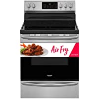 Frigidaire GCRE3060AF 30" Gallery Series Stainless Steel Electric Range with 5.7 cu. ft. Capacity 5 Elements Air Fry and…
