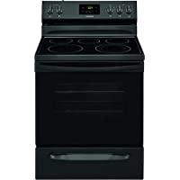 Frigidaire FCRE3052AB 30" Freestanding Electric Range with 5.3 cu. ft. Capacity, Quick Boil, Store-More Storage Drawer…