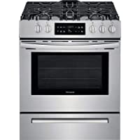 Frigidaire FFGH3054US 30 Inch Freestanding Gas Range with 5 Burners, Sealed Cooktop, 5 cu. ft. Primary Oven Capacity, in…
