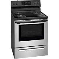 Frigidaire FFEF3016VS 30" Freestanding Electric Range with 5.3 cu. ft. Capacity Auto Shut-Off Electronic Kitchen Timer…