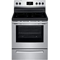 Frigidaire FCRE3052AS 30" Freestanding Electric Range with 5.3 cu. ft. Capacity Quick Boil Store-More Storage Drawer and…