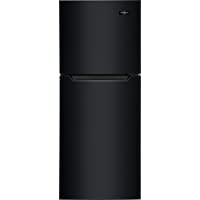 Frigidaire 10.1 Cu. Ft. Compact ADA Top Freezer Refrigerator in Black with Electronic Control Panel, Reversible Door…