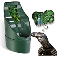 NEPTONION Reptile Chameleon Cantina Drinking Fountain Water dripper Comes with Feeding Tongs and Frosted Tweezer for…