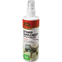Zilla Reptile Health Supplies Vitamin Supplement Food Spray, 8-Ounce